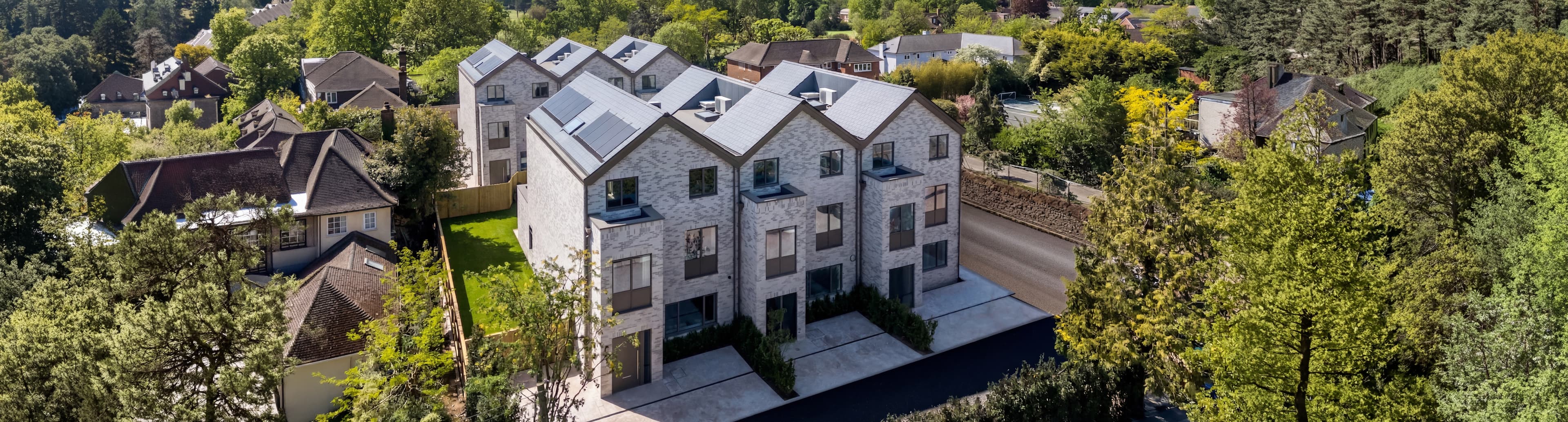 Drone view of Swift Place
