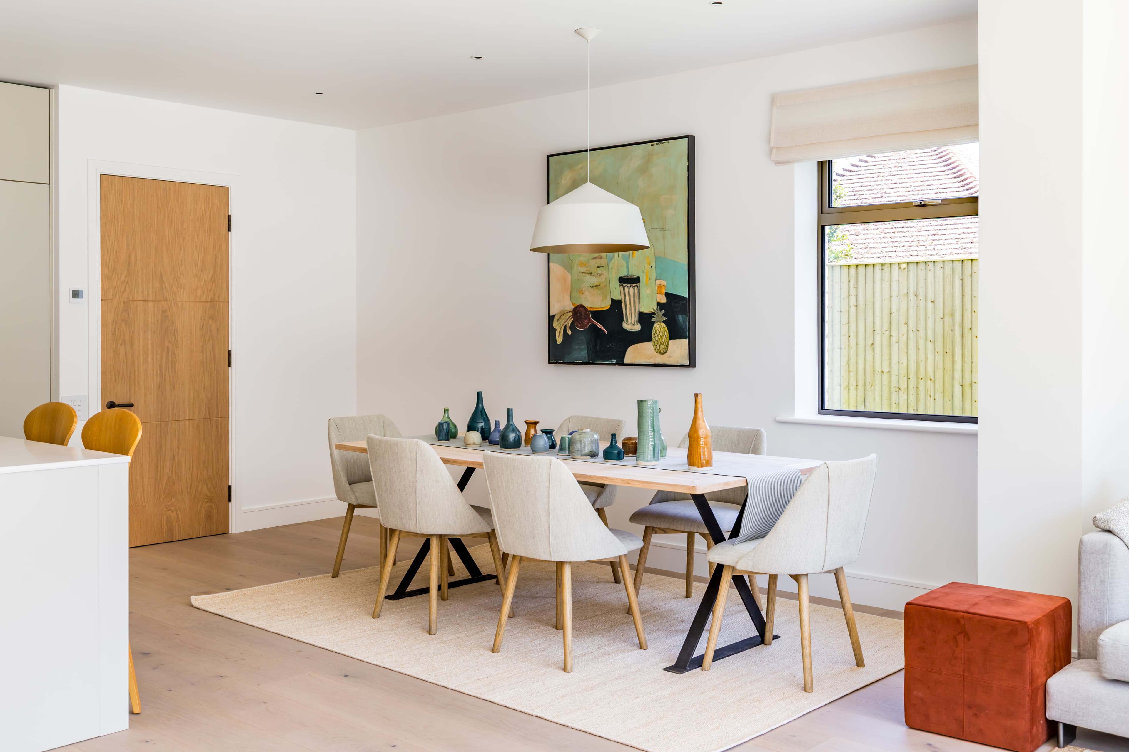 Swift Place living space with garden doors
